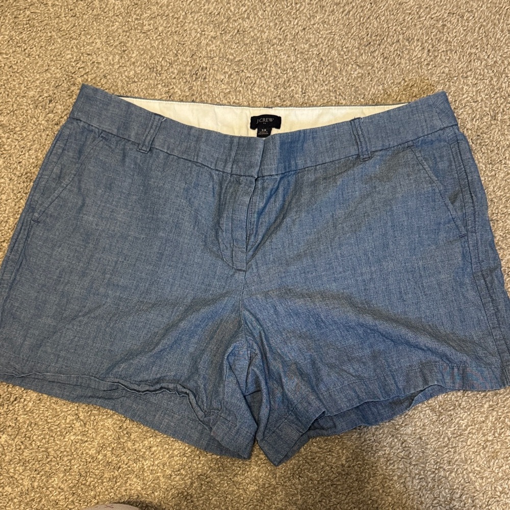 J. Crew Chambray Blue Women's Shorts size 14